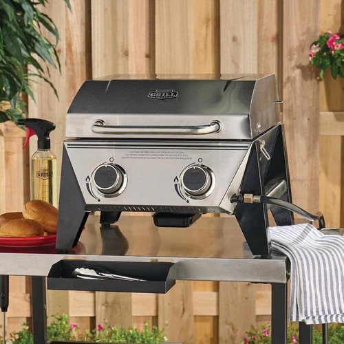 Portable tabletop gas - portable, grill