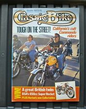 Classic Bike DEC 1987 - Ducati 750 Sport, Dresda Trident, BSA 650 Super Rocket