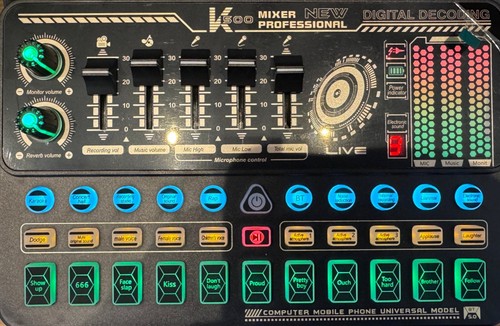 Live mixer sound mini - live, desk