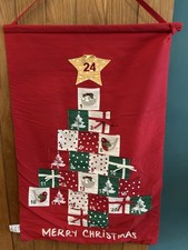 Laura Ashley Home Cotton Fabric Large Advent Calender Christmas