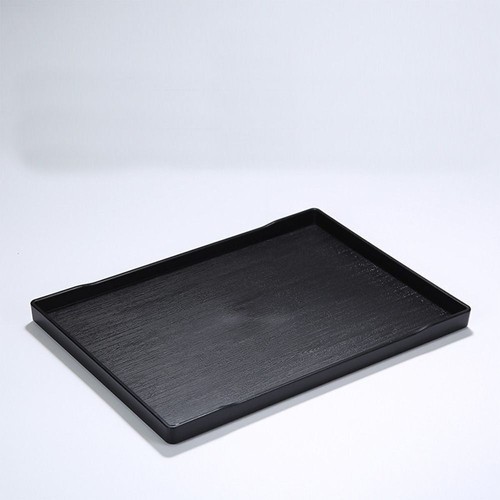 Black plastic serving - pc,