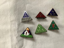 6 Vintage Youth Hostel Enamel