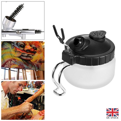 Portable airbrush cleaning pot - airbrush,