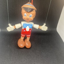 1950s Plastic Walt Disney Pinocchio Puppet vintage marionette 
