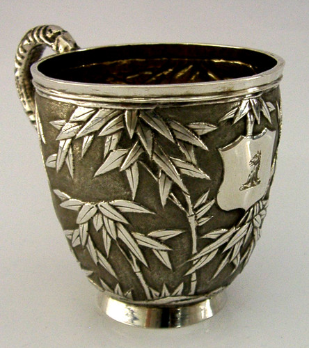 Chinese export silver griffin - silver,