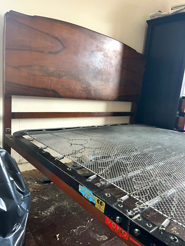 Vono double bed frame dark - frame,