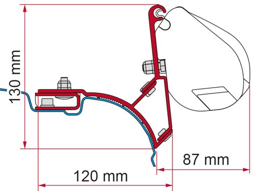 Fiamma motorhome f35 adapter - motorhome,