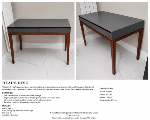 Heals desk excellent - desk,