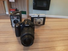 JOBLOT OF CAMBRAS  NIKON D5000, KODAK BROWNIE,ILFORD SPORTI...