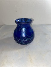 Okra Nebula Iridescent Cobalt