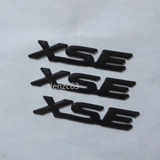 3x Black XSE Matte Metal