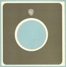 WARNER BROTHERS (green/cream) REPRODUCTION RECORD COMPANY SLEEVES - (pack of 10)