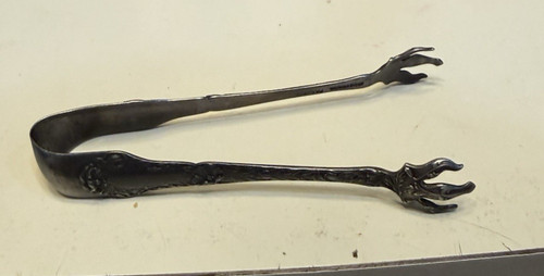 Antique sterling silver claw