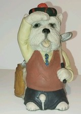 Scottie dog golfer By Blythe
