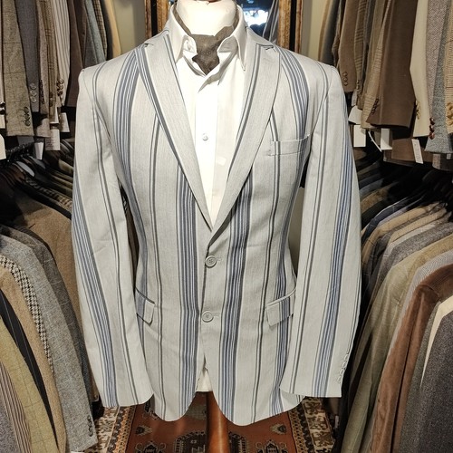 Vintage mens 42l 44l stripe - -,
