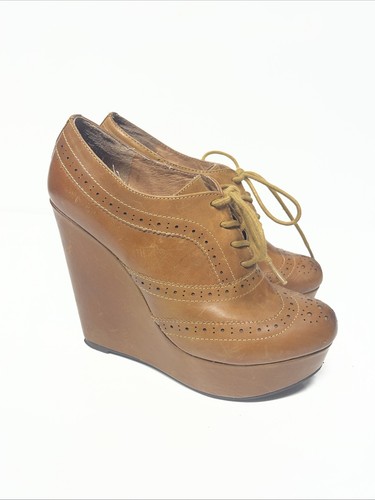 Aldo camel brown leather - brown,