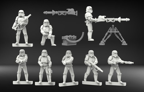28mm storm soldiers weapons - 28mm, hv