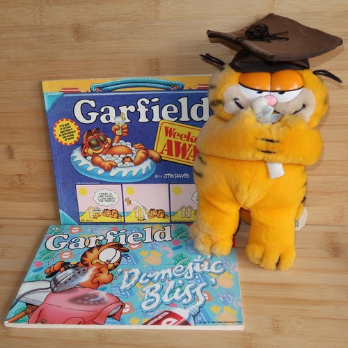Garfield graduation plush - plush, with
