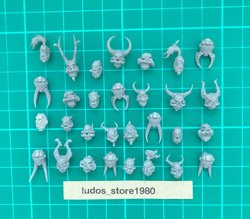 Chaos space marines heads 30 - chaos,