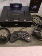 sega saturn console mark2 and