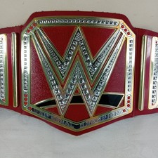 WWE Wrestling Red Universal Championship Belt Title Kids Replica Role Play Toy