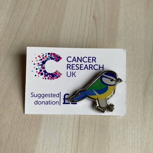 Cancer relief badge blue - relief, tit