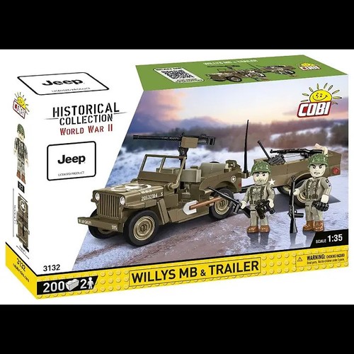Cobi 3132 wwii willys - cobi-3132, hc
