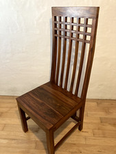 6 dining chairs wooden preowned Macintosh style