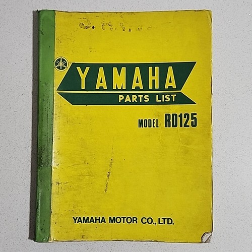 Yamaha model rd125 motorbike - model,