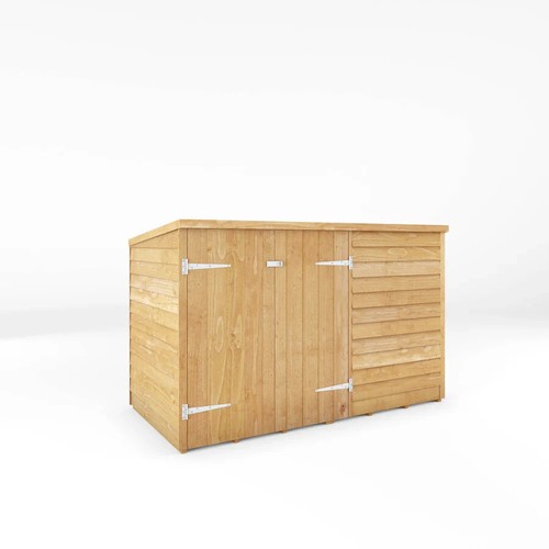 4x6 wooden garden shed - shed, bike