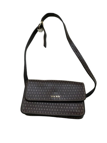 Dkny brown logo - belt, bag