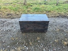 Rustic Victorian Pine Chest /