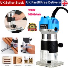 1200W Palm Router 1/4" Electric Hand Trimmer Wood Laminator Wood Laminator