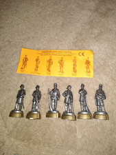 American Civil War Figures Die-cast Zinc Alloy Pewter Finish x 6