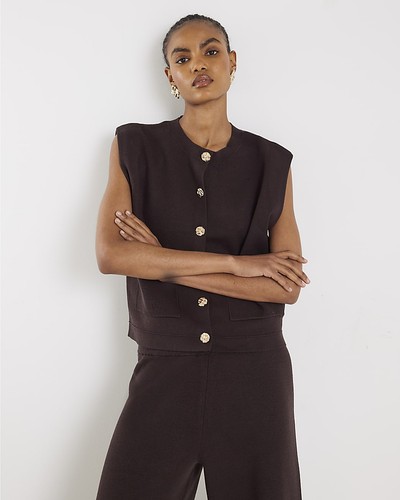 River island womens - river, waistcoat