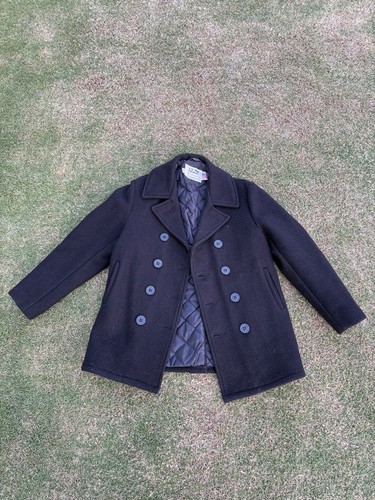 Schott pea coat quilted double - schott,