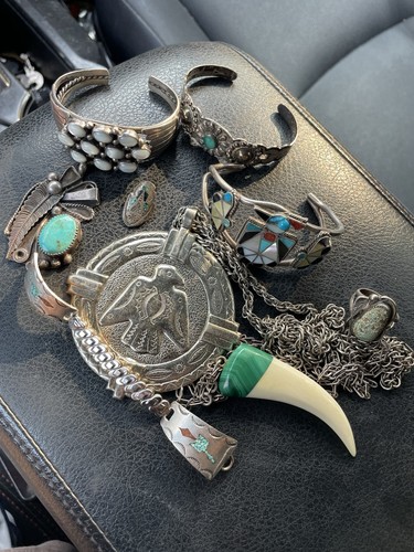Vintage turquoise mixed - turquoise,