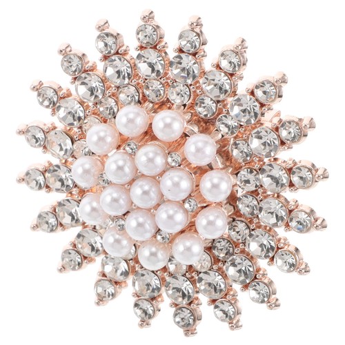 Reusable pearl brooch pin - reusable,