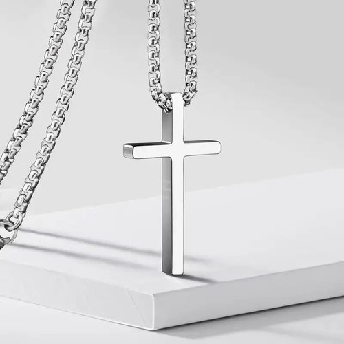 Hip hop cross pendant - cross, necklace