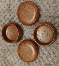 Set of 4 Vintage Mottled Art