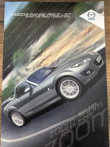 Mazda sales brochure price - mazda,