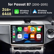 2+64GB For VW Passat B7 2010-2015 Car Stereo Radio Android Carplay GPS SAT NAV