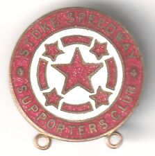 1960 STOKE SPEEDWAY BADGE  -