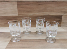 4 x Vintage Luminarc Clear