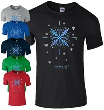 Frozen 2 T-Shirt 2019 Anna Elsa Disney Christmas Gift Top Men Women Girls Boys