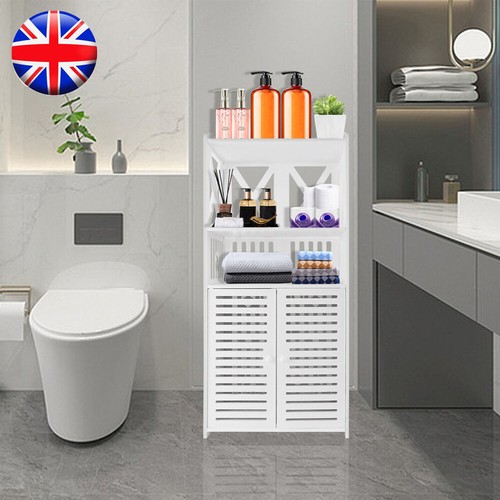 Bathroom floor cabinet storage - bathroom,