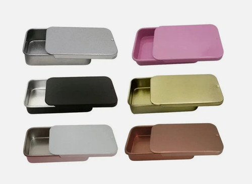 Metal rectangular empty hinged - rectangular,