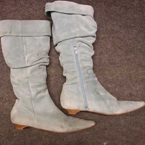 Suede boots - suede,