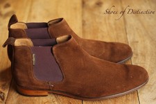 Russell & Bromley Paul Brown Suede Chelsea Boots UK 8.5 US 9.5 EU 42.5