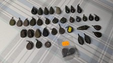 1 X SET of CARP LEADS / DISTANCE BOMBS / KORDA / FLAT PEARS / WEIGHTS / FISHING